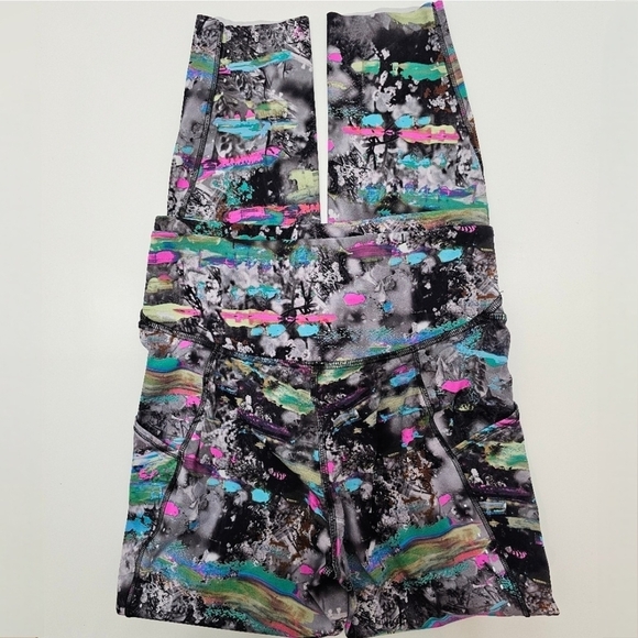 🇨🇦 Lululemon Paint Drift Multi Fast & Free High-Rise Leggings with Pockets - Picture 10 of 16